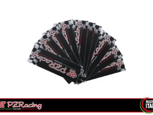 N° 10pcs adesivi piccoli PZRacing 12x35mm PZRacing MD108 Small stickers